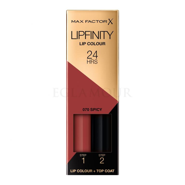 Max Factor Lipfinity 24HRS Lip Colour Lippenstift für Frauen 4,2 g Farbton  070 Spicy