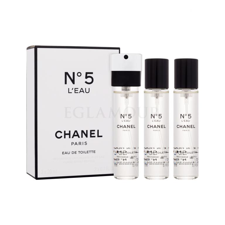 Chanel N°5 L´Eau Eau de Toilette für Frauen Nachfüllung 3x20 ml