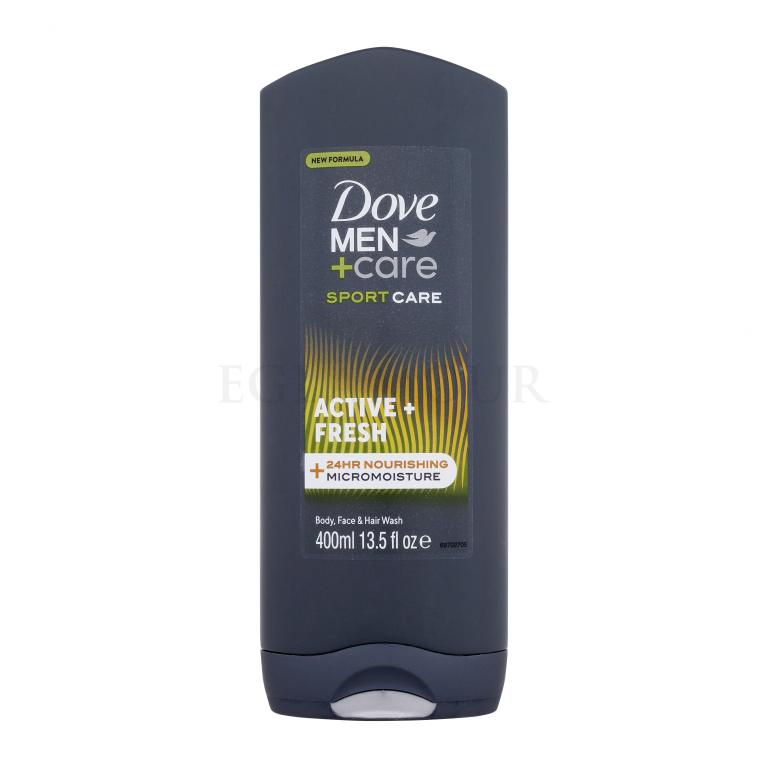 Dove Men + Care Sport Care Active + Fresh Duschgel für Herren 400 ml