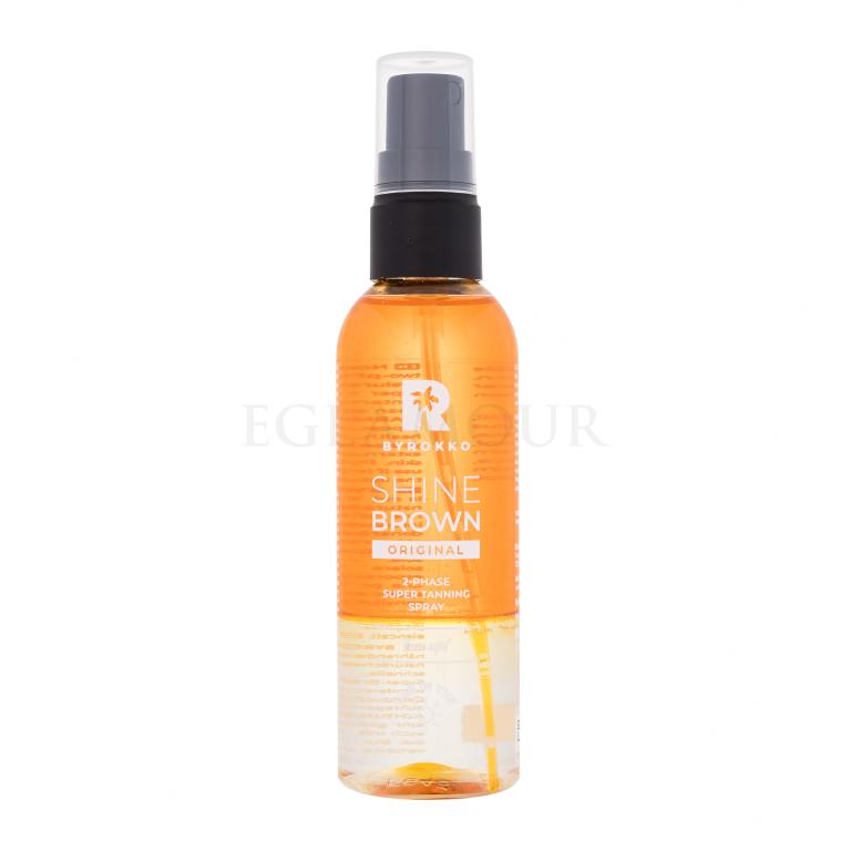 Byrokko Shine Brown Original 2-Phase Super Tanning Spray Sonnenschutz für Frauen 104 ml