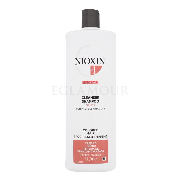 Nioxin System 4 Color Safe Cleanser Shampoo Shampoo für Frauen 1000 ml