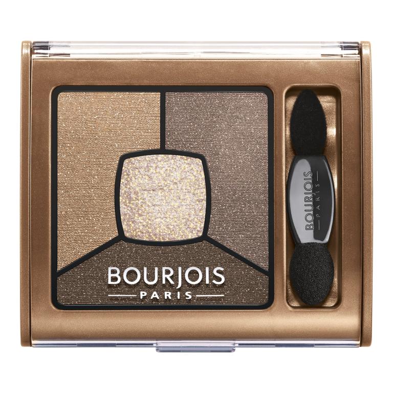 BOURJOIS Paris Smoky Stories Quad Eyeshadow Palette Lidschatten für Frauen 3,2 g Farbton  06 Upside Brown