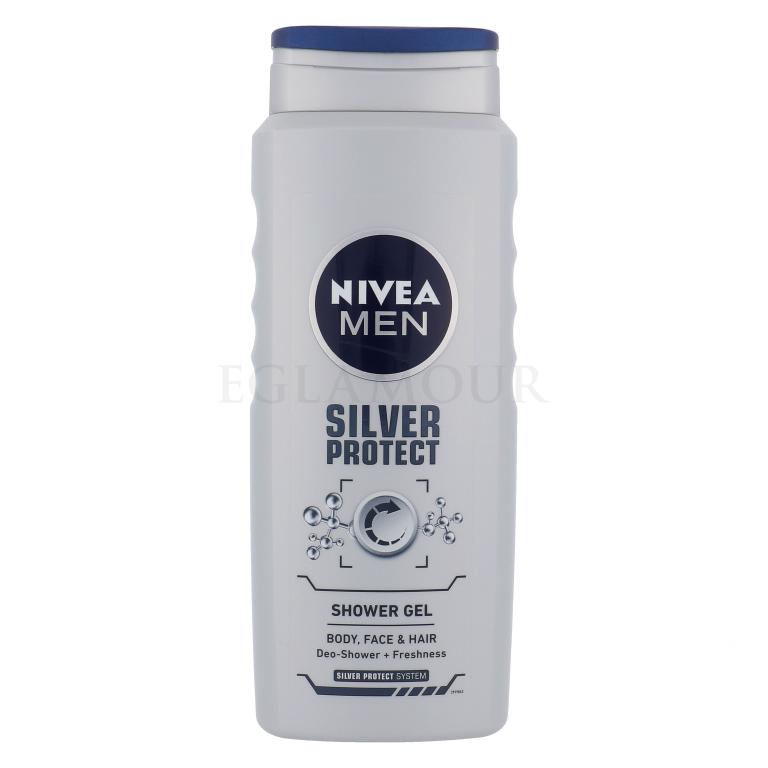 Nivea Men Silver Protect Duschgel für Herren 500 ml
