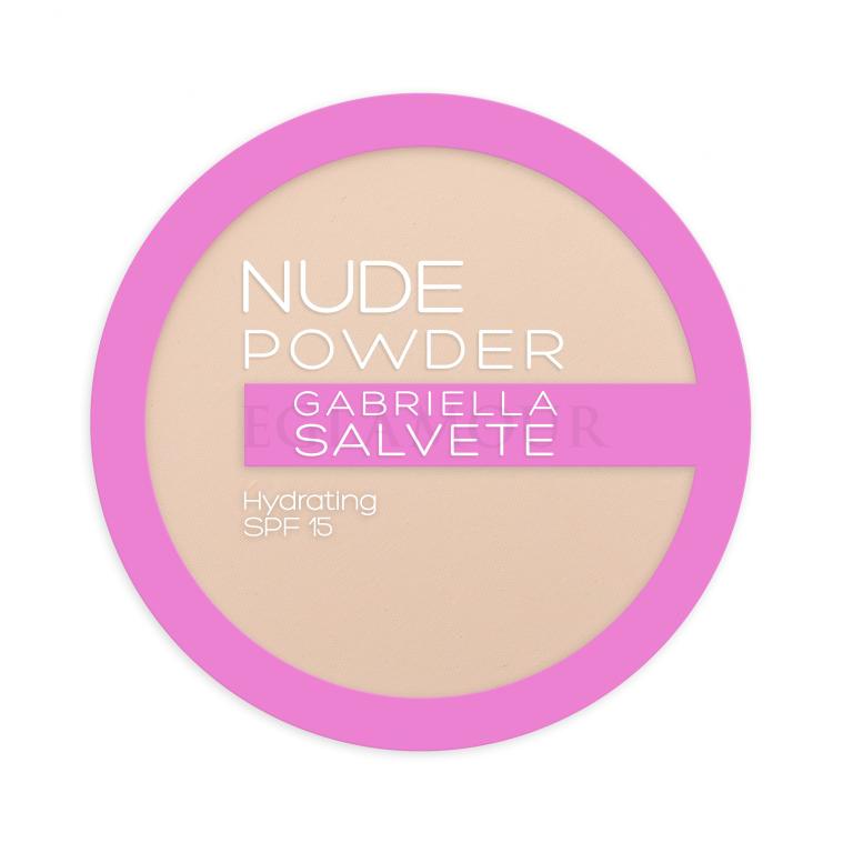 Gabriella Salvete Nude Powder SPF15 Puder für Frauen 8 g Farbton  01 Pure Nude