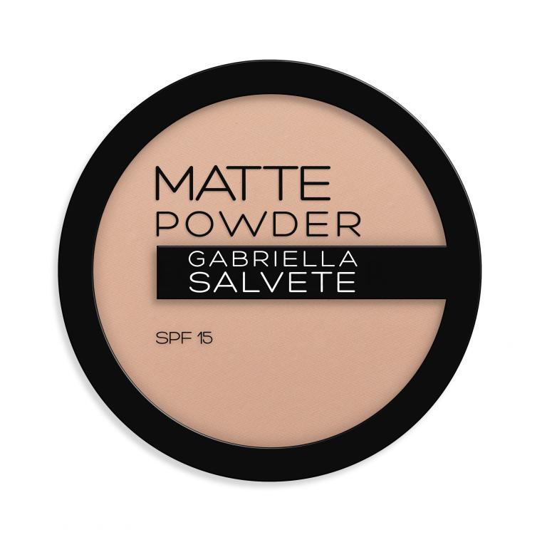 Gabriella Salvete Matte Powder SPF15 Puder für Frauen 8 g Farbton  01