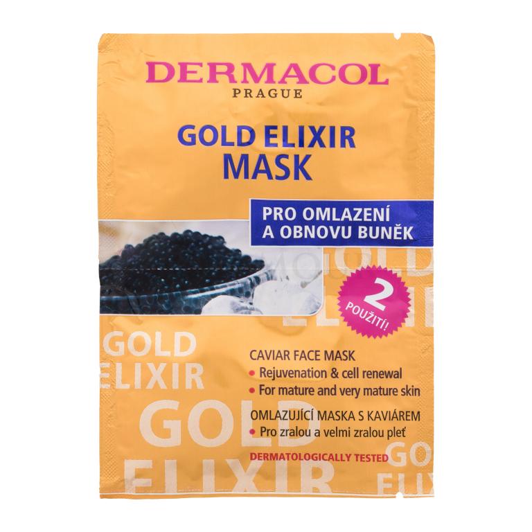 Dermacol Gold Elixir Gesichtsmaske für Frauen 16 ml