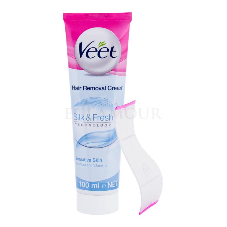 Veet Silk &amp; Fresh™ Sensitive Skin Depilationspräparat für Frauen 100 ml