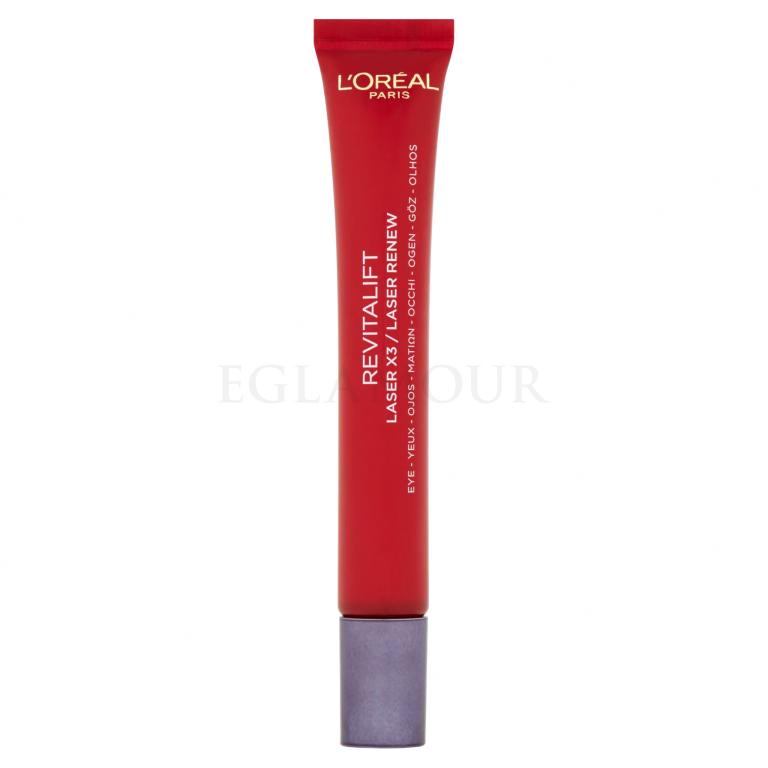 L&#039;Oréal Paris Revitalift Laser X3 Anti-Ageing Power Eye Cream Augencreme für Frauen 15 ml