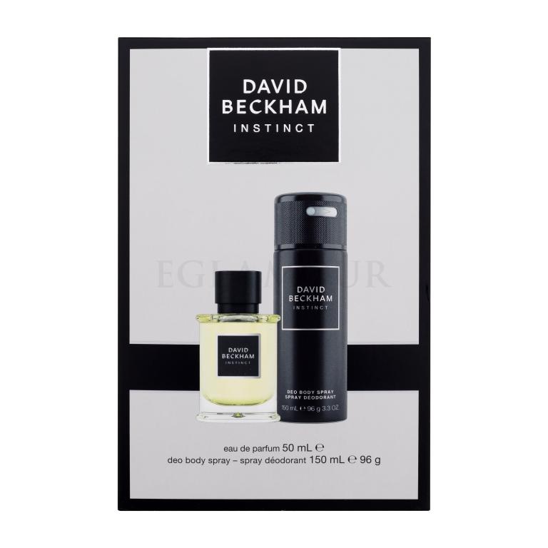 David Beckham Instinct Geschenkset Edt 50 ml + Deodorant 150 ml