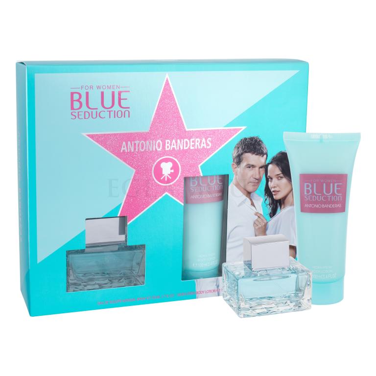 Antonio Banderas Blue Seduction Geschenkset Edt 50 ml + Körpercreme 100 ml