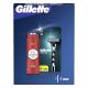 Gillette Mach3 Geschenkset Rasierer 1 St. + Ersatzkopf 1 St. + Duschgel und Shampoo Old Spice Whitewater 3in1 250 ml