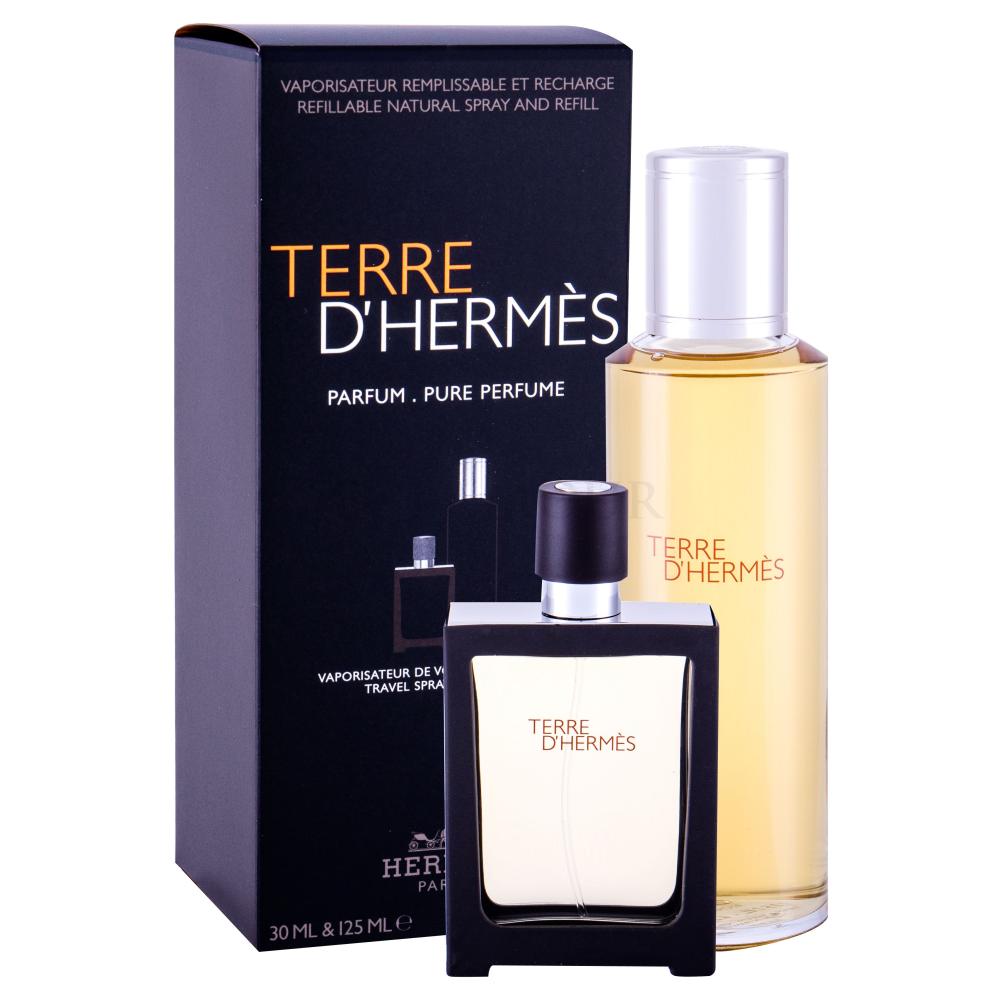 Hermes Terre d´Hermès Geschenkset Parfüm 30ml Nachfüllflakon +
