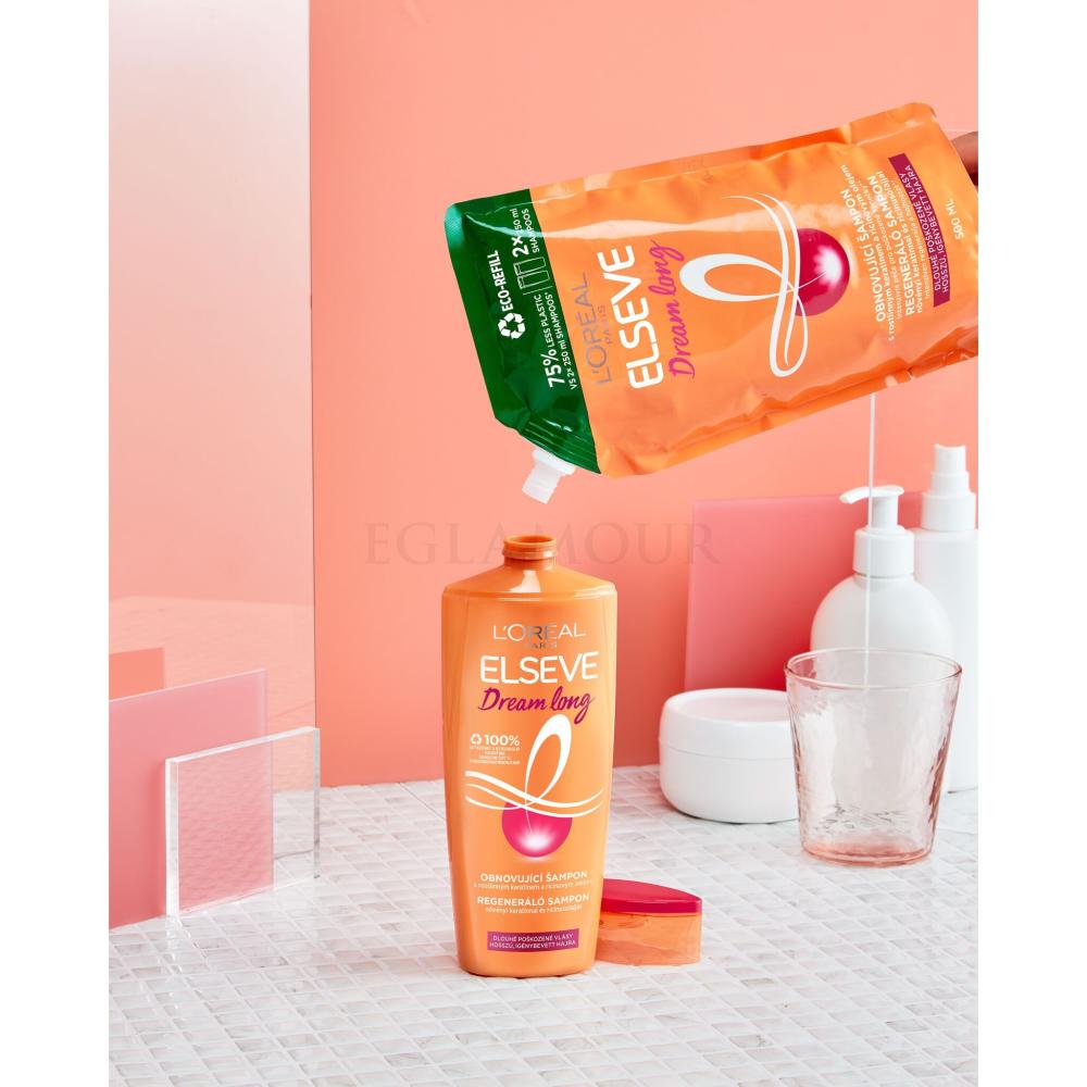 L'Oréal Paris Elseve Dream Long Restoring Shampoo Shampoo für Frauen  Nachfüllung 500 ml