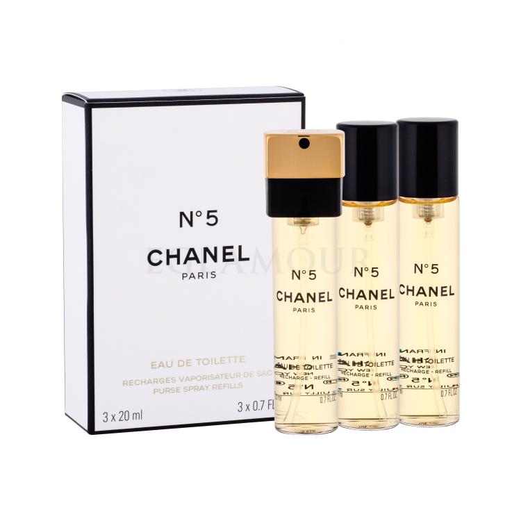Chanel N°5 Eau de Toilette für Frauen Nachfüllung 3x20 ml