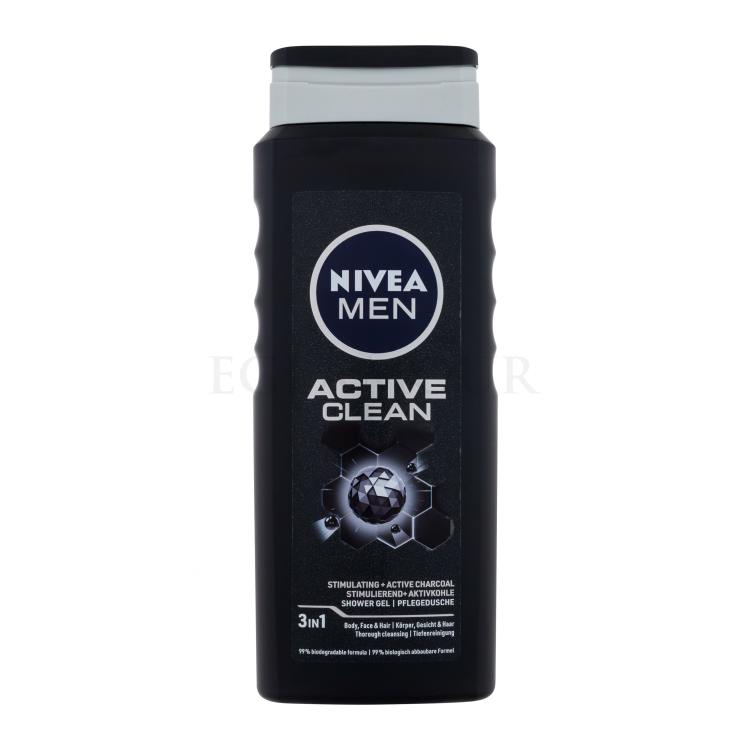Nivea Men Active Clean Duschgel für Herren 500 ml