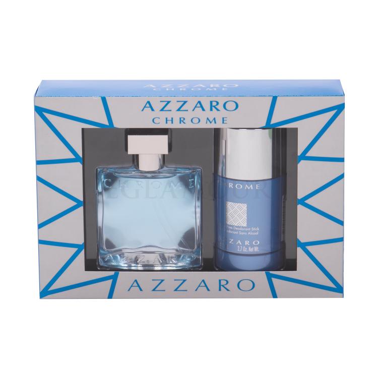 Azzaro Chrome United Geschenkset Edt 50 ml + Deostick 75 ml