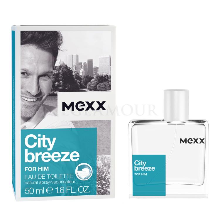 Mexx City Breeze For Him Eau de Toilette für Herren 50 ml