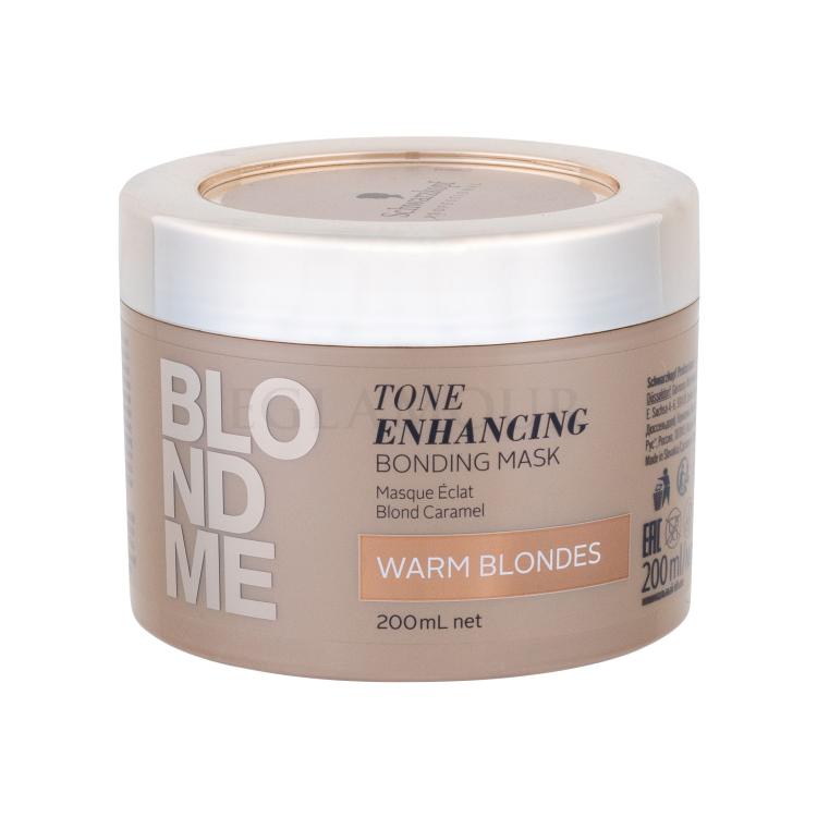 Schwarzkopf Professional Blond Me Tone Enhancing Bonding Mask Haarmaske für Frauen 200 ml Farbton  Warm Blondes