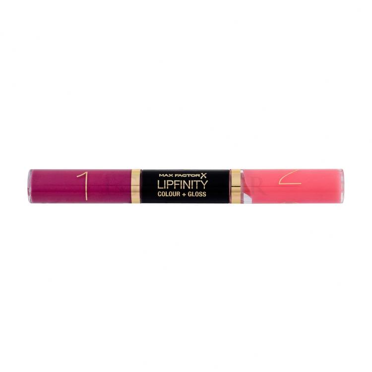 Max Factor Lipfinity Colour + Gloss Lippenstift für Frauen 2x3 ml Farbton  650 Lingering Pink