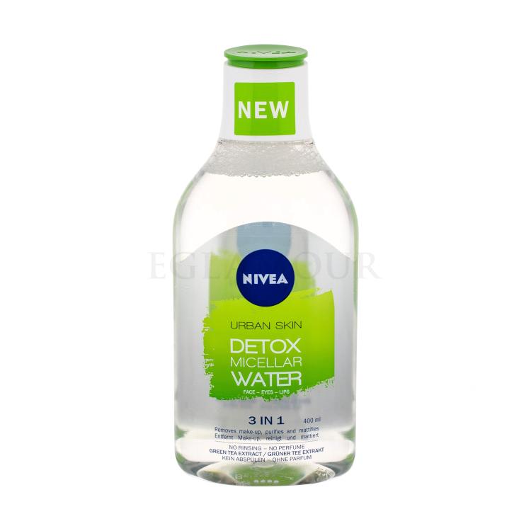 Nivea Essentials Urban Skin Detox Mizellenwasser für Frauen 400 ml