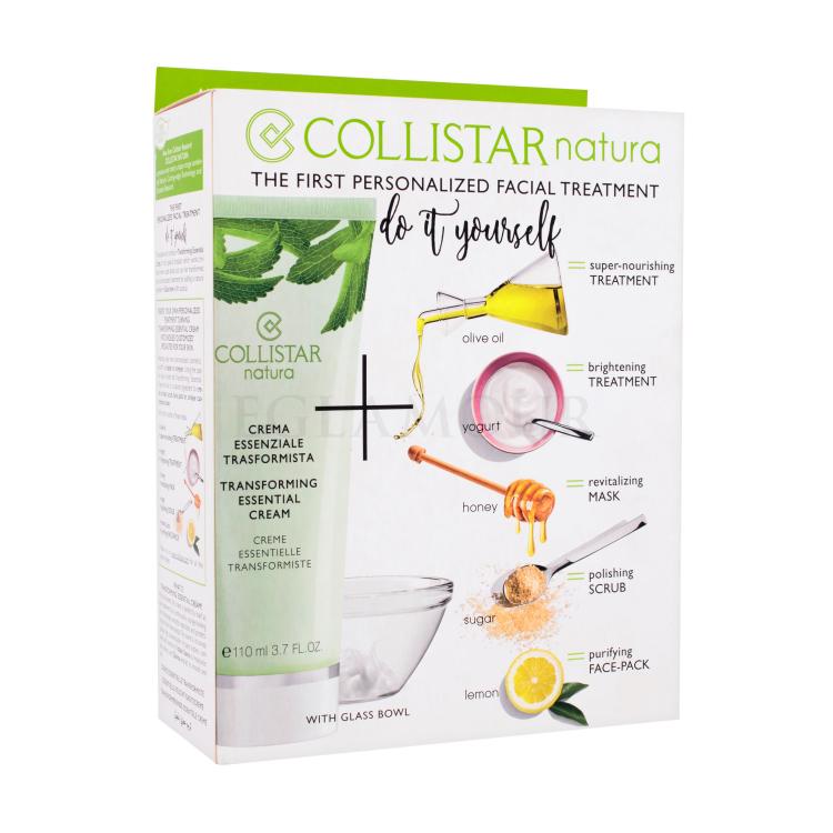 Collistar Natura Transforming Essential Cream Geschenkset Feuchtigkeitspflege 110 ml + Schüssel 1 St + Spachtel 1 St