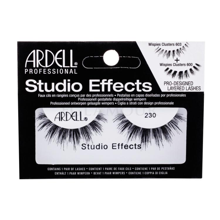 Ardell Studio Effects 230 Wispies Falsche Wimpern für Frauen 1 St. Farbton  Black