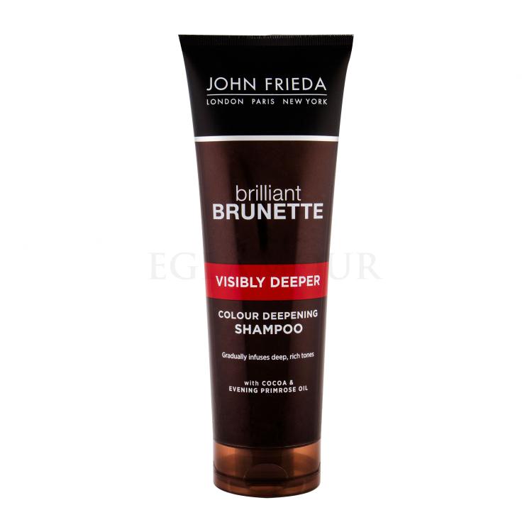 John Frieda Brilliant Brunette Visibly Deeper Shampoo für Frauen 250 ml