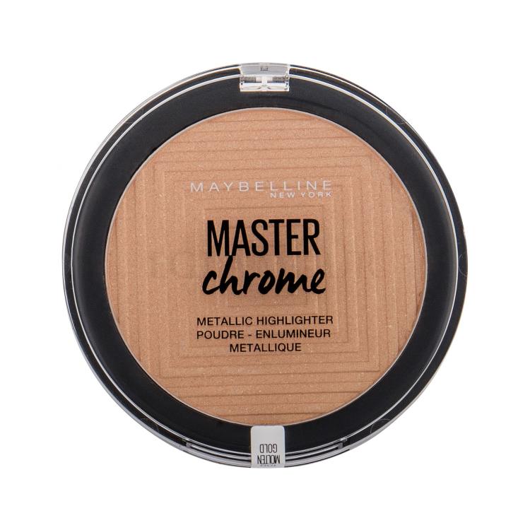 Maybelline Master Chrome Highlighter für Frauen 9 g Farbton  100 Molten Gold