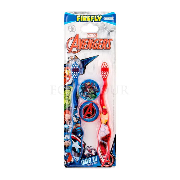 Marvel Avengers Toothbrush Geschenkset Zahnbürste 2 St + Etui 2 St