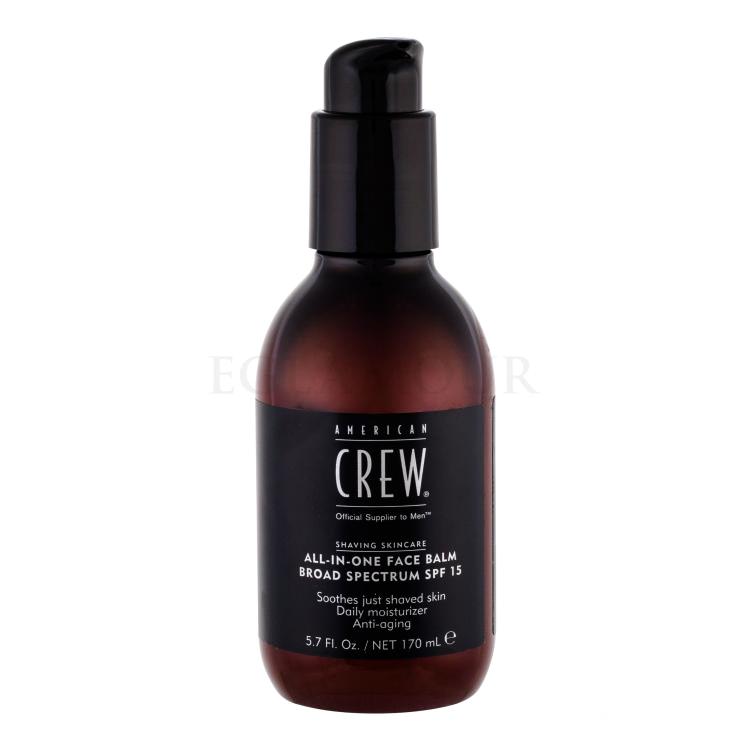 American Crew Shaving Skincare All-In-One Face Balm SPF15 After Shave Balsam für Herren 170 ml