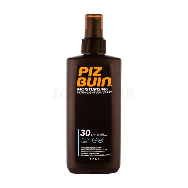 PIZ BUIN Moisturising Ultra Light Sun Spray SPF30 Sonnenschutz 200 ml