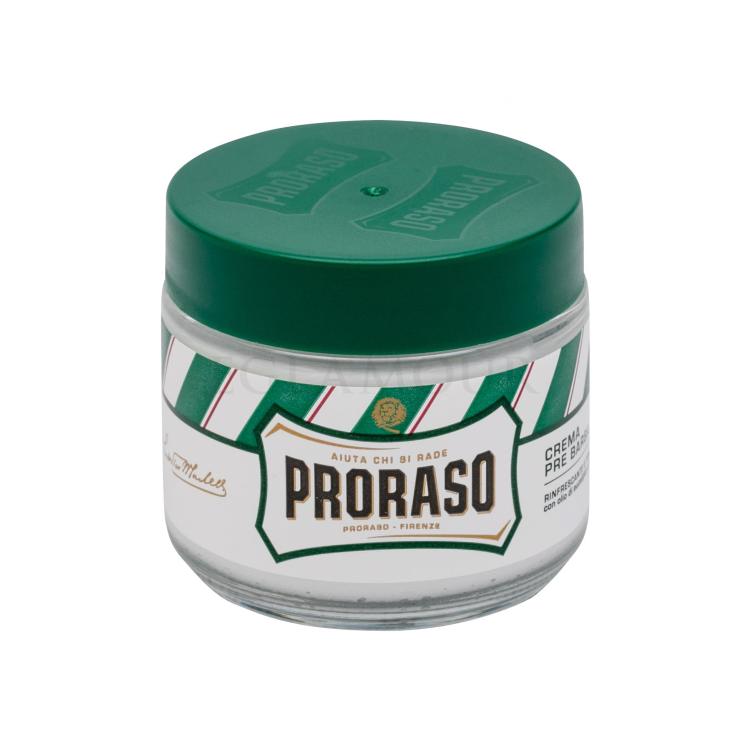 PRORASO Green Pre-Shave Cream Pre Shave für Herren 100 ml
