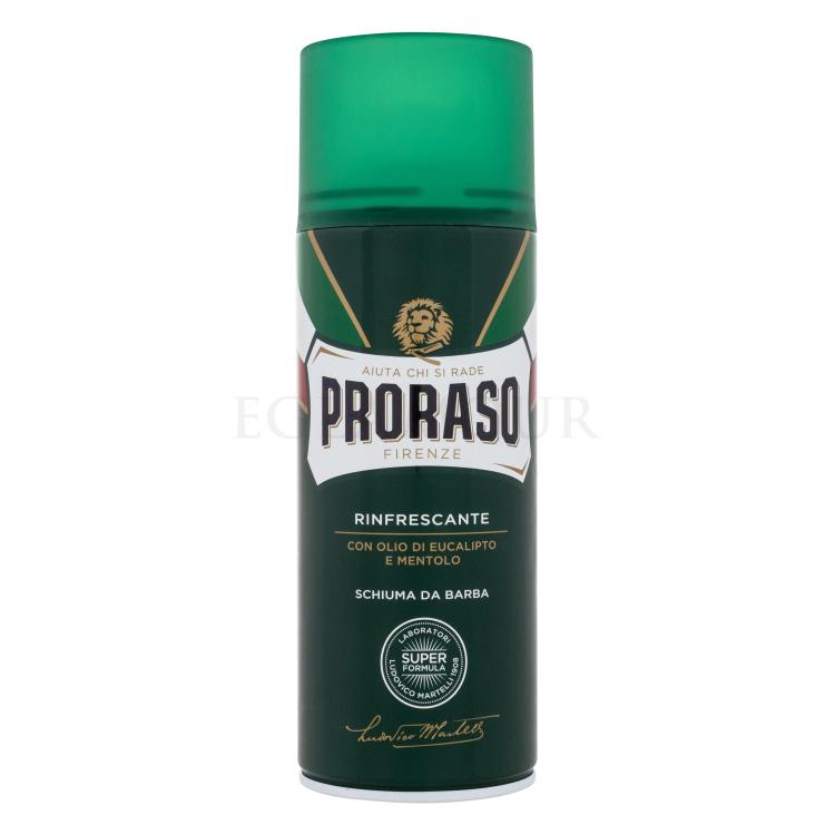 PRORASO Green Shaving Foam Rasierschaum für Herren 400 ml