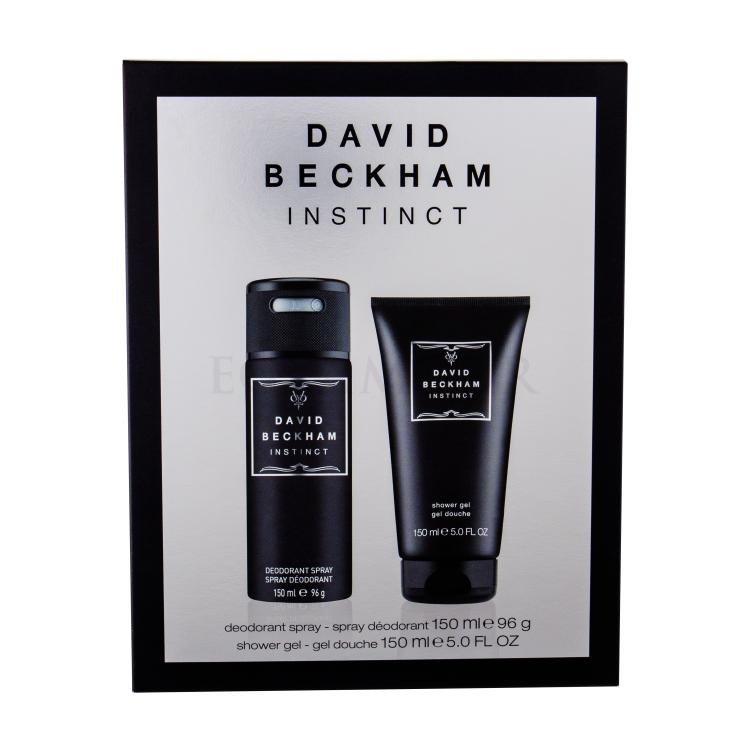 David Beckham Instinct Geschenkset Deodorant 150 ml + Duschgel 150 ml