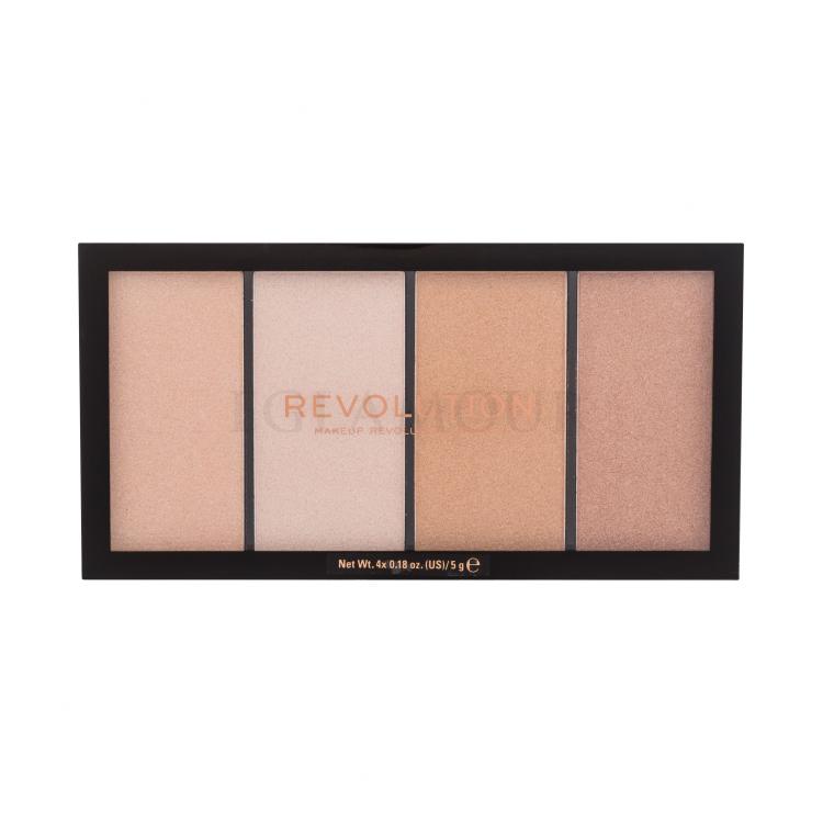 Makeup Revolution London Re-loaded Palette Highlighter für Frauen 20 g Farbton  Lustre Lights Warm