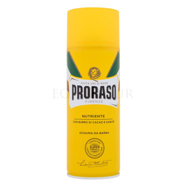 PRORASO Yellow Shaving Foam Rasierschaum für Herren 400 ml