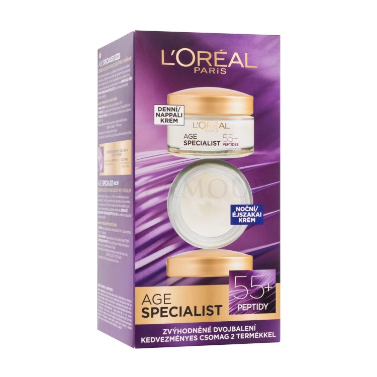 L&#039;Oréal Paris Age Specialist 55+ Geschenkset Tagespflege 50 ml + Nachtspflege 50 ml