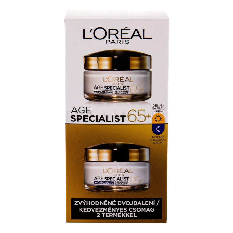 L&#039;Oréal Paris Age Specialist 65+ Geschenkset Tagespflege 50 ml + Nachtspflege 50 ml