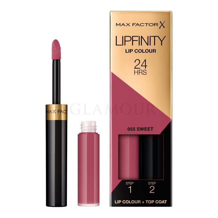 Max Factor Lipfinity 24HRS Lip Colour Lippenstift für Frauen 4,2 g Farbton  055 Sweet