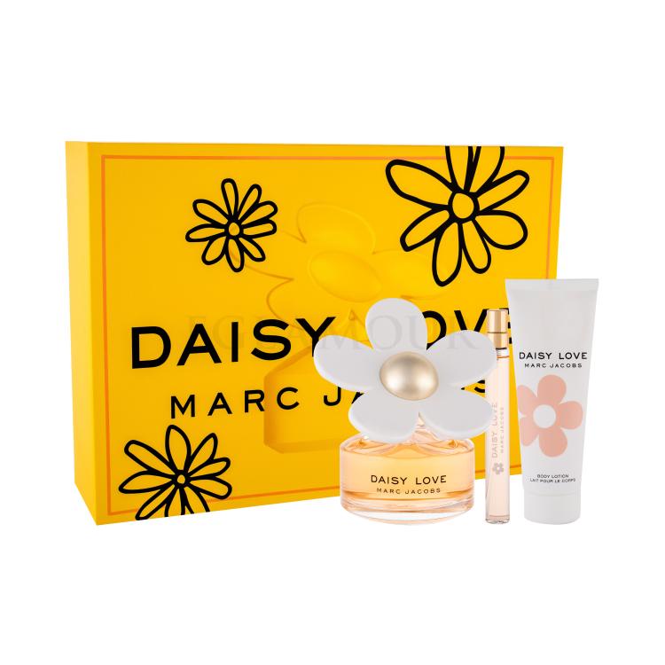 Marc Jacobs Daisy Love Geschenkset Edt 100 ml + Körpermilch 75 ml + Edt 10 ml