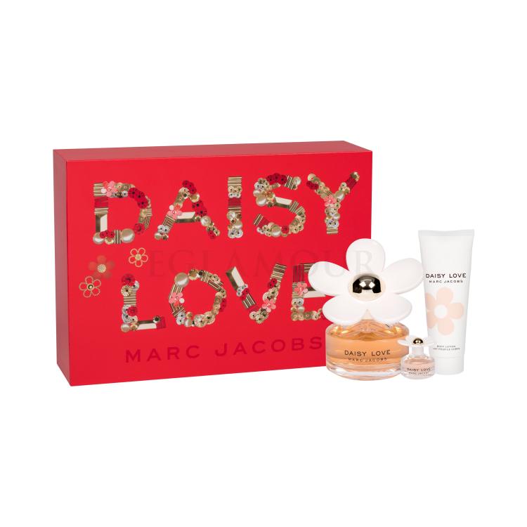 Marc Jacobs Daisy Love Geschenkset Edt 100 ml + Körpermilch 75 ml + Edt 4 ml