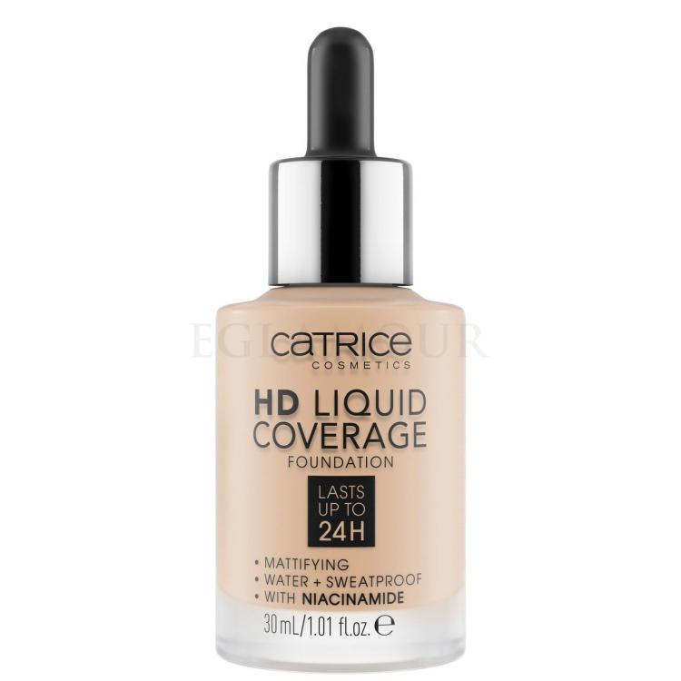 Catrice HD Liquid Coverage 24H Foundation für Frauen 30 ml Farbton  010 Light Beige