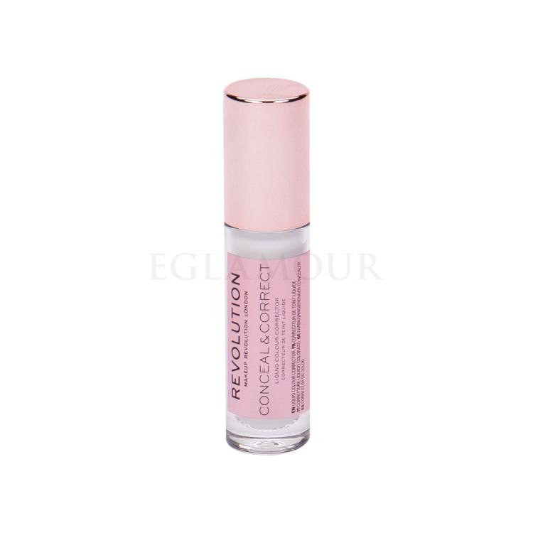 Makeup Revolution London Conceal &amp; Correct Concealer für Frauen 4 g Farbton  C0 White