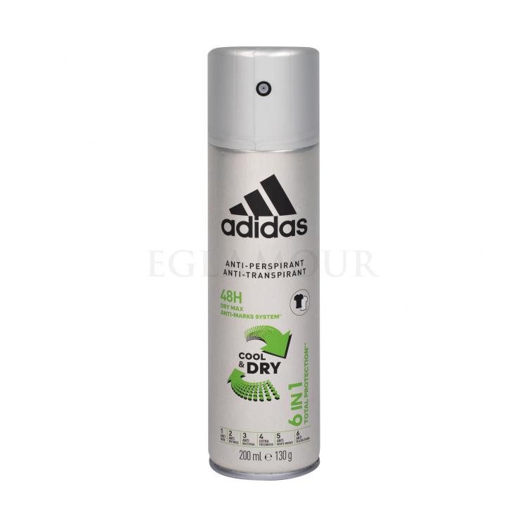 Adidas 6in1 Cool &amp; Dry 48h Antiperspirant für Herren 200 ml