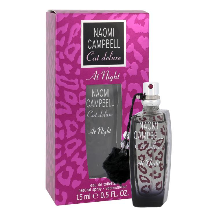 Naomi Campbell Cat Deluxe At Night Eau de Toilette für Frauen 15 ml