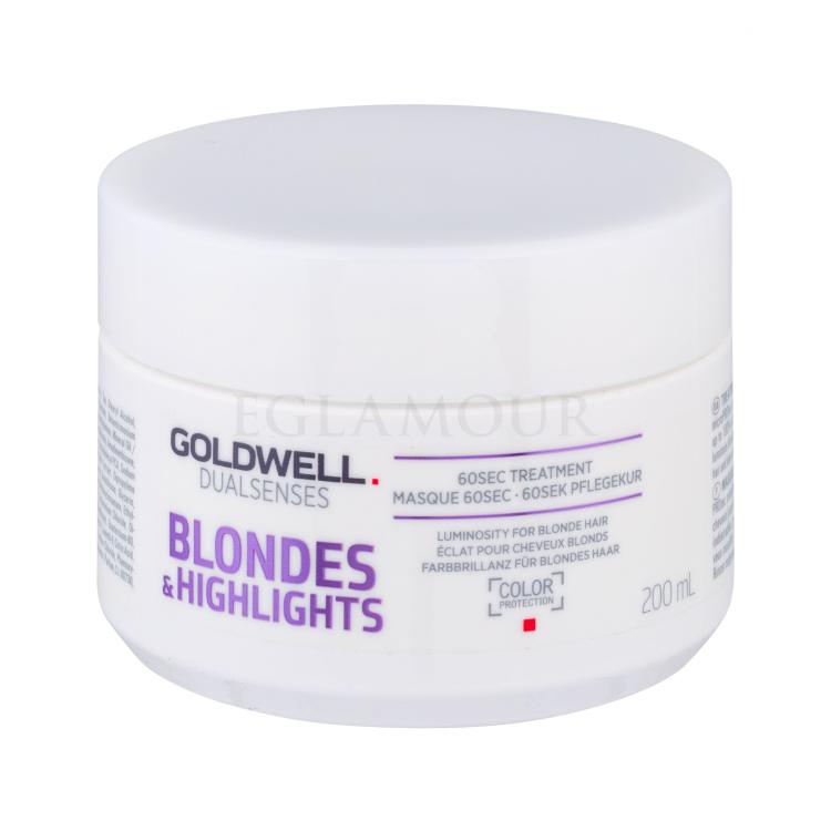 Goldwell Dualsenses Blondes &amp; Highlights 60 Sec Treatment Haarmaske für Frauen 200 ml