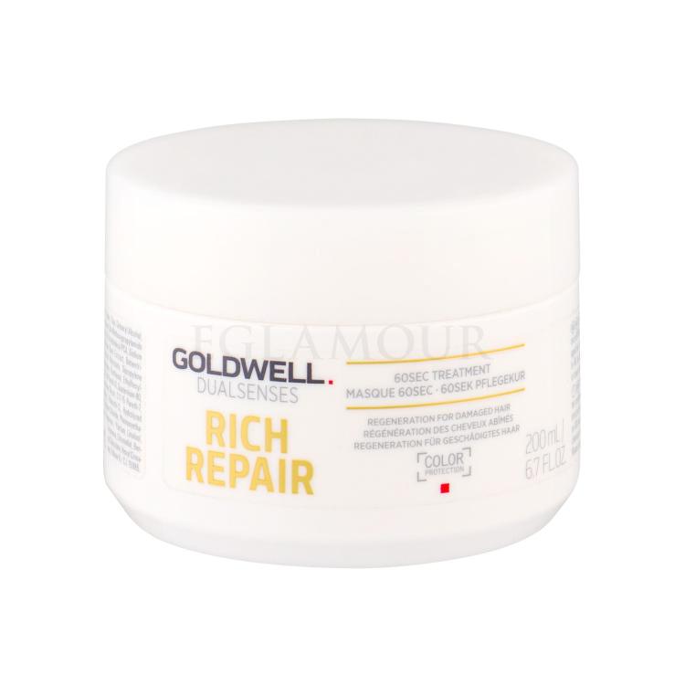 Goldwell Dualsenses Rich Repair 60sec Treatment Haarmaske für Frauen 200 ml