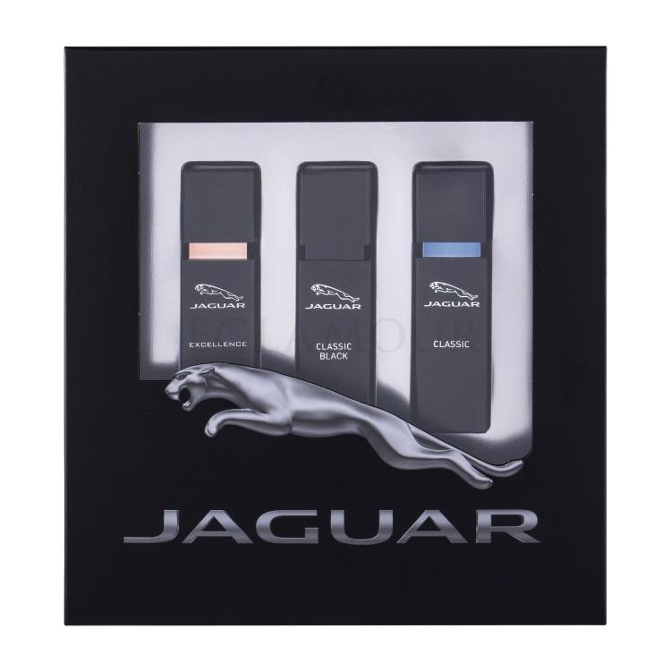 Jaguar Classic Black Geschenkset Edt 15 ml + Edt Classic 15 ml + Edt Excellence 15 ml
