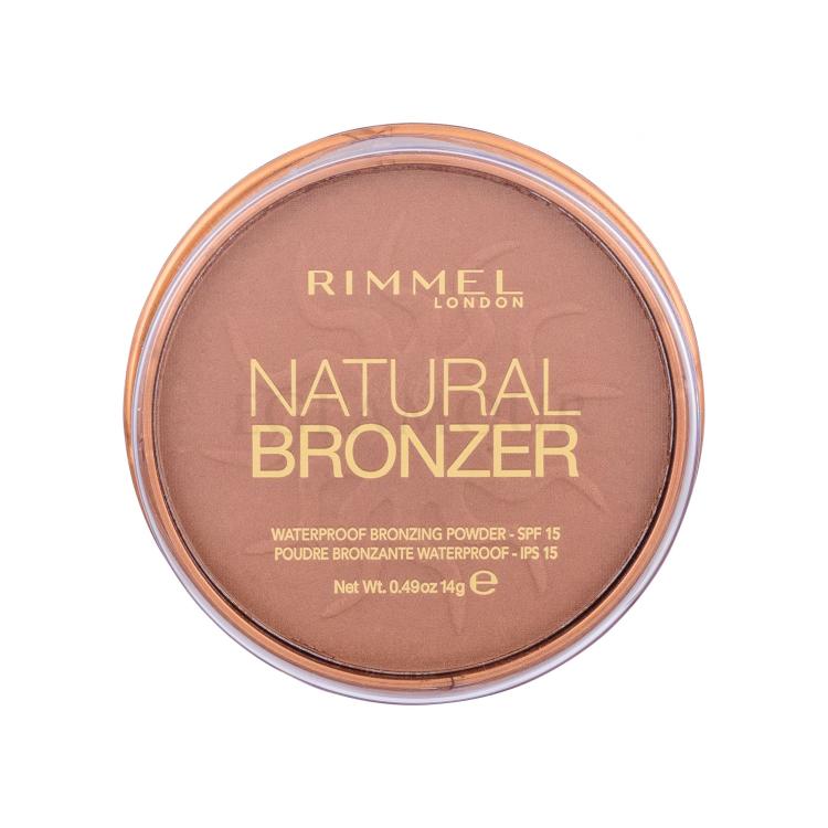 Rimmel London Natural Bronzer SPF15 Bronzer für Frauen 14 g Farbton  026 Sun Kissed