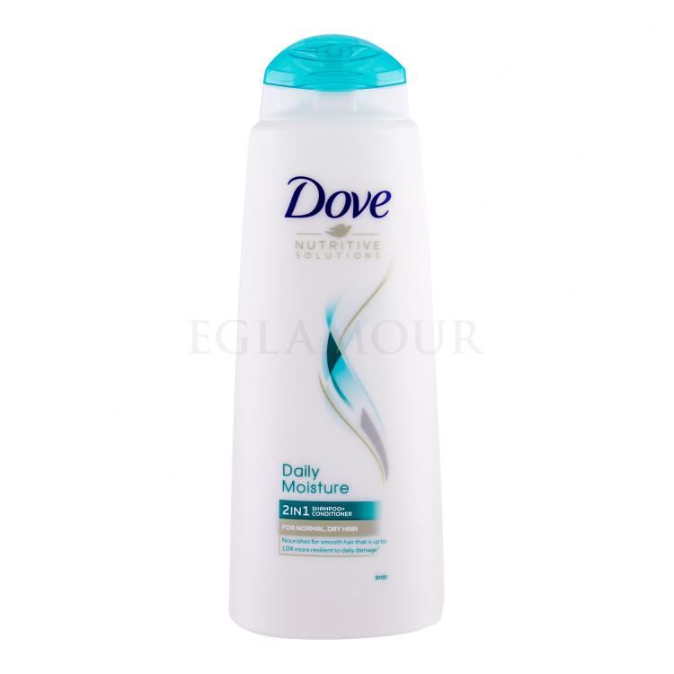 Dove Nutritive Solutions Daily Moisture 2 in 1 Shampoo für Frauen 400 ml